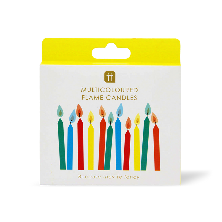 Coloured Flame Candles